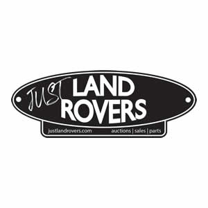 Just Land Rovers Logo visit justlandrovers.com