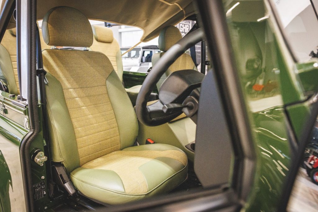 Land Rover Defender For Sale 2015 Land Rover Defender 90 "Bikini" Bronze Green available at Justlandrovers.com